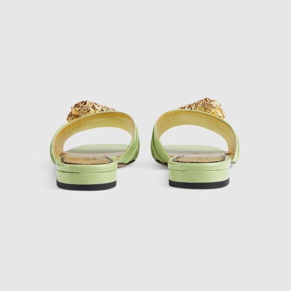 NIB GUCCI Women's slide sandal with hardware - Picture 7 of 8